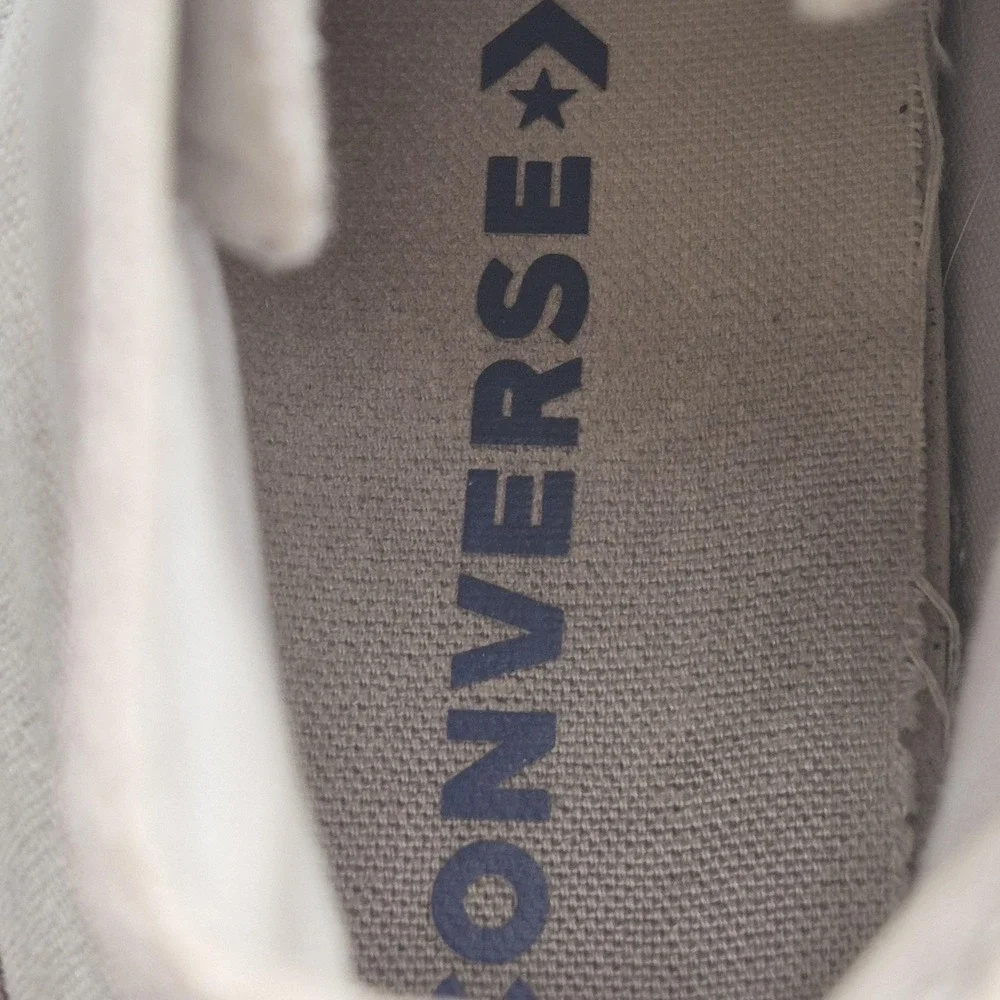 Converse Shoes Mens Size 4‎ Beige Chuck Taylor All Star High Top Canvas Sneakers - Picture 12 of 13